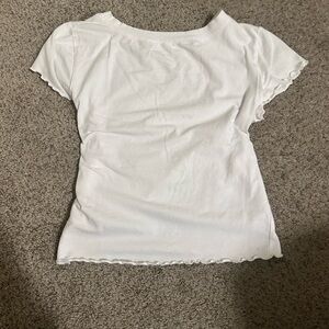 Classic White Cropped Tee